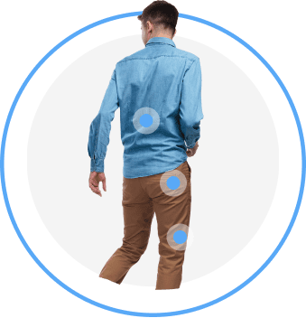 Back, hip and legs support